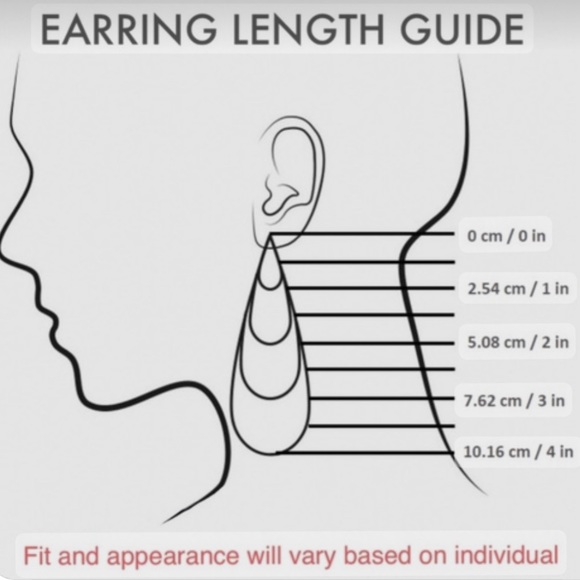 Drop Wire Earrings with Black Beads - Picture 5 of 5